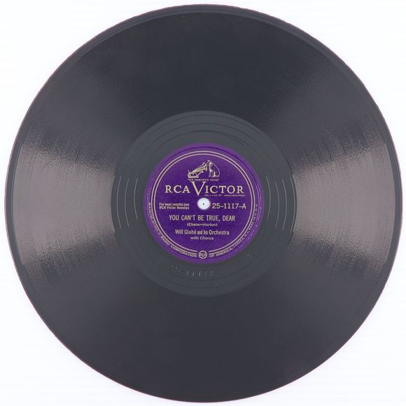 Will Glahé,  Henri Rene You Can't Be True /Turnpike Polka 1948 10" 78 rpm Record - Picture 2 of 16